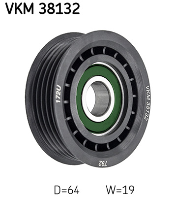 SKF VKM 38132 Vezetőgörgő hosszbordásszíjhoz